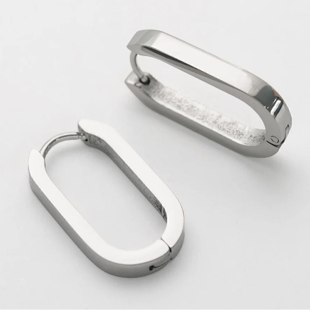 Minimalist hoop earrings N1138